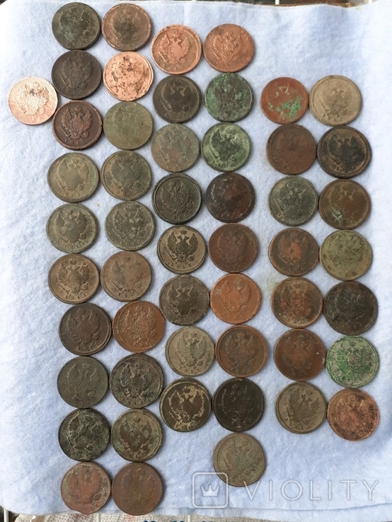 100 монет по 2 копійки 1810 -23 (лот 5)