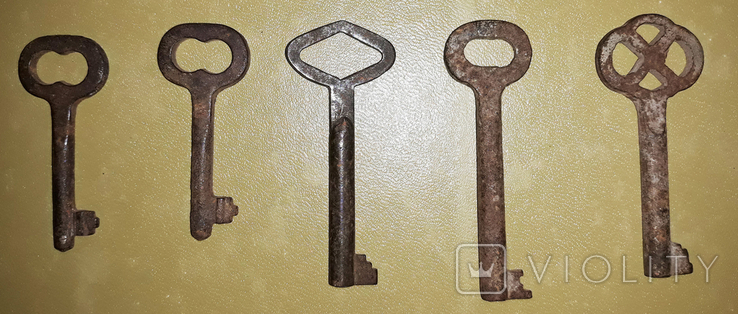 5 старых ключей