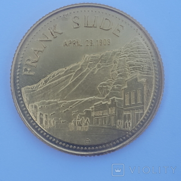 1 доллар Канада, Crowsnest Pass,Alberta, фото №7