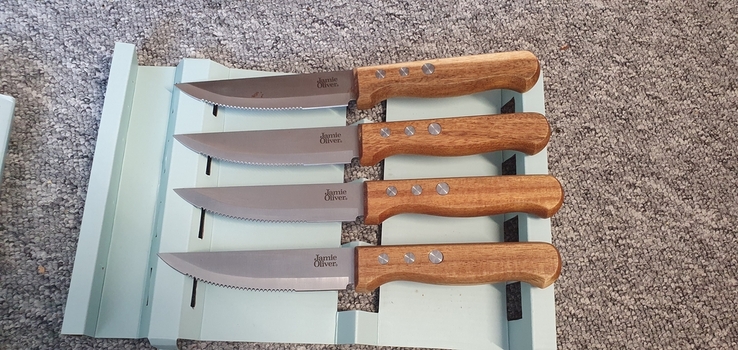  Ножи для стейков jamie oliver jumbo steak knives set of 4, фото №8