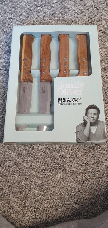   Ножи для стейков jamie oliver jumbo steak knives set of 4, фото №10