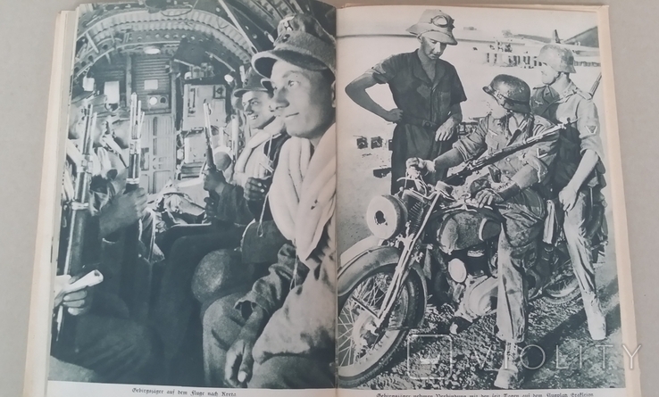 Книга Von den Karawanken bis Kreta от Караванкена до Крита 1941 год, фото №7