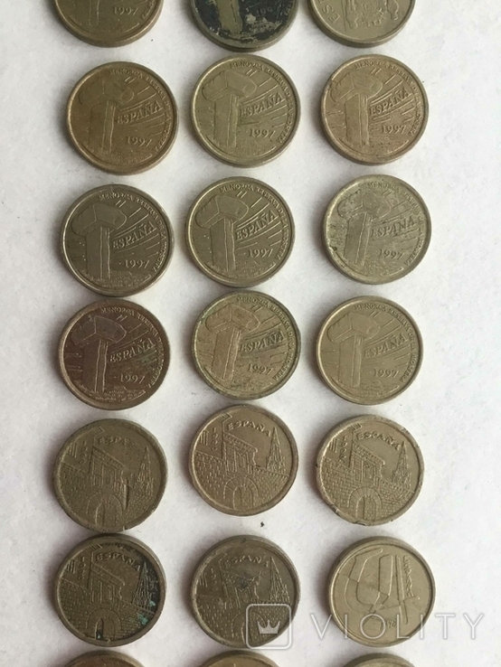 Монеты Испании ( песета) разных годов., фото №12