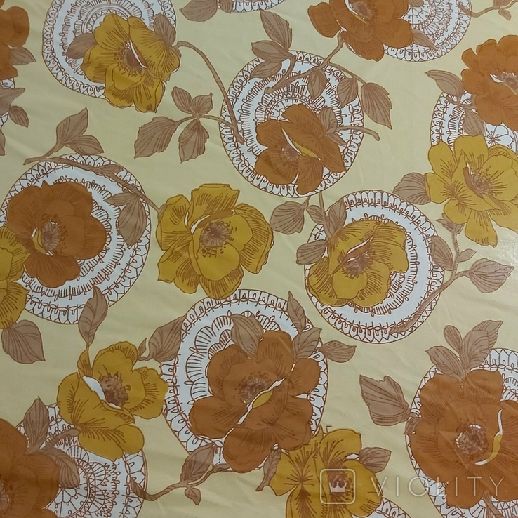 Retro tablecloth with lace USSR D 250, photo number 5