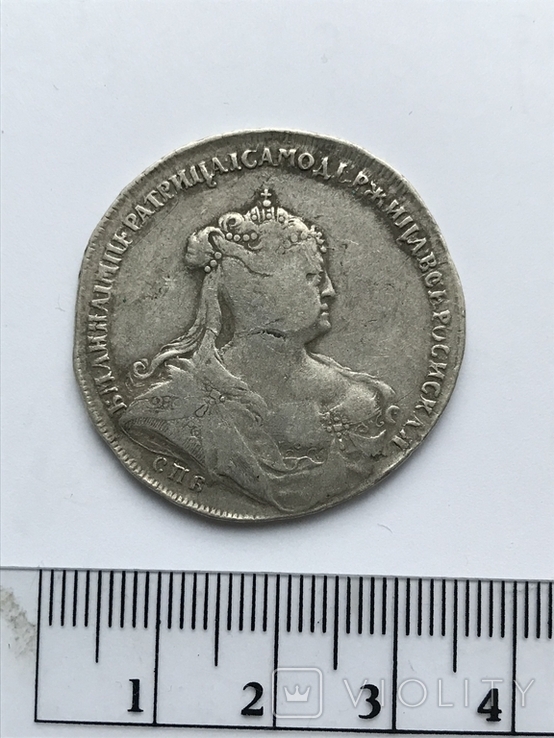 Монета полтина 1739 года., фото №2