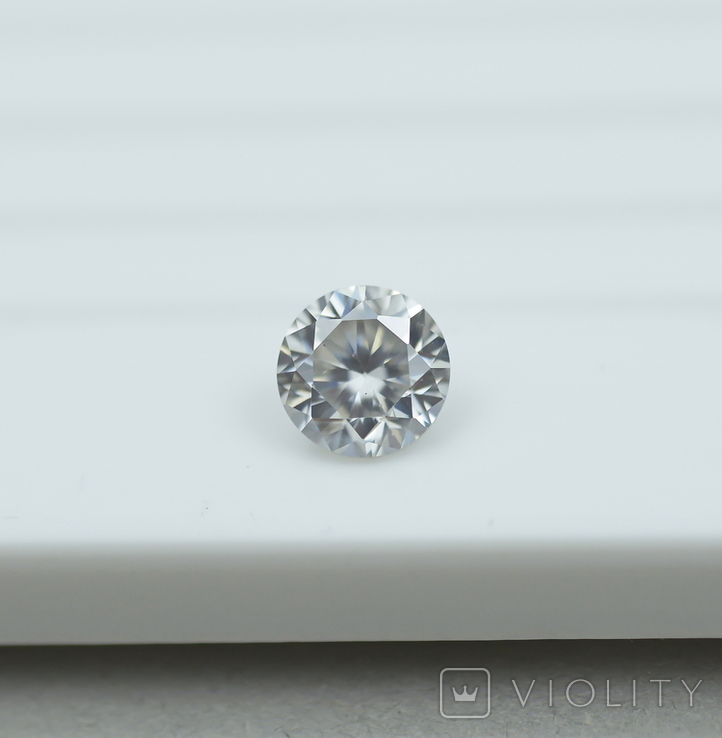 Белый Муассанит Moissanite 1.09 карата, фото №3