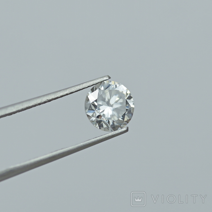 Белый Муассанит Moissanite 1.74 карата, фото №4