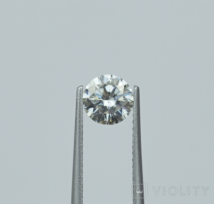 Белый Муассанит Moissanite 0.70 карат, фото №3