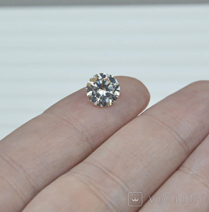 Муассанит Moissanite 2,43 карата, фото №5