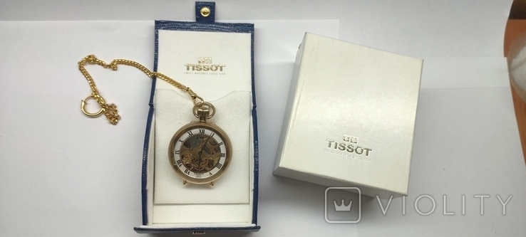 Карманные часы Tissot Skeleton 1853 / Швейцария, фото №2