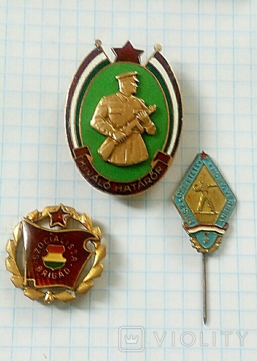 Нагрудный знак "Отличный пограничник", Венгерской Народной Республики, ХХ век., фото №8