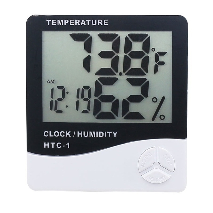 Домашняя метеостанция HTC-1 с цифровыми часами,термометром,гигрометром, фото №3