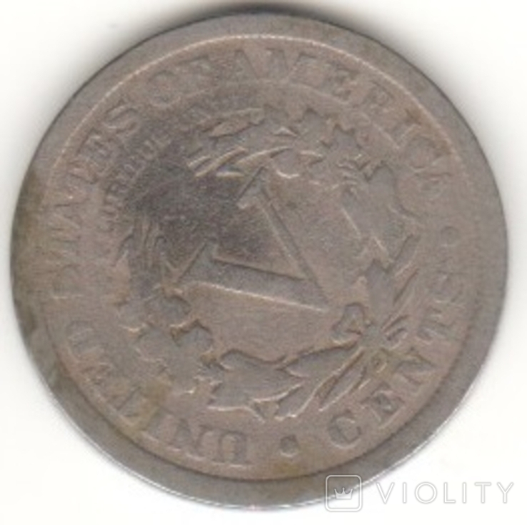 США 5 центов, 1910 (лот 261), фото №2