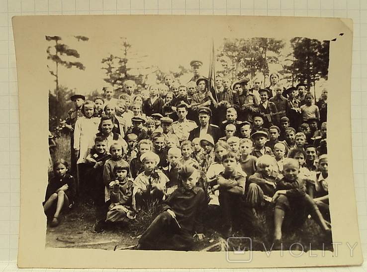 Военно патриотический лагерь детей под руководством военных конца 40-х, фото №2