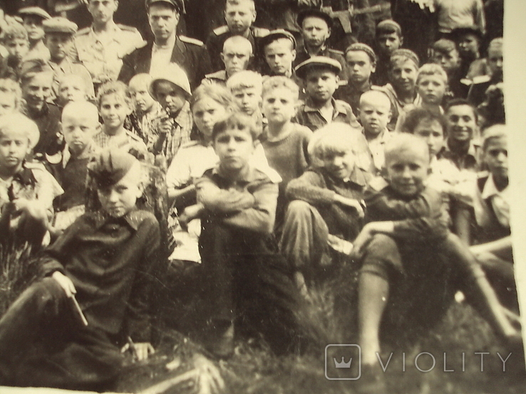 Военно патриотический лагерь детей под руководством военных конца 40-х, photo number 4