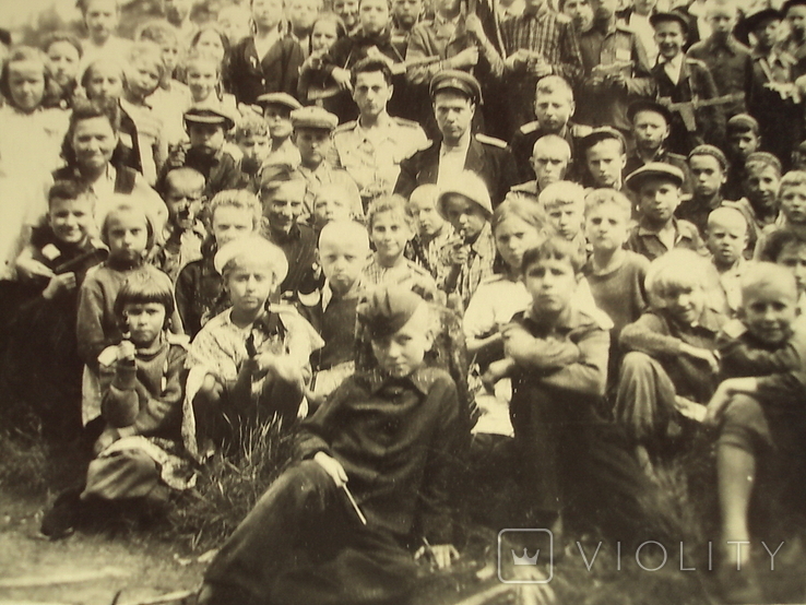Военно патриотический лагерь детей под руководством военных конца 40-х, фото №7