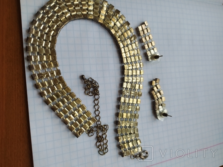 Набор ожерелье и серьги, фото №5