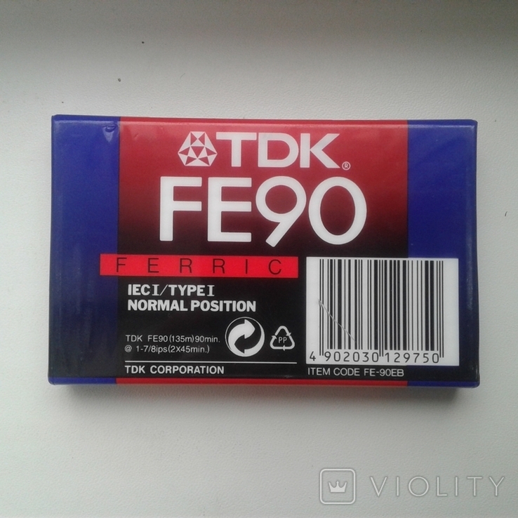 Кассета TDK FE 90, фото №2