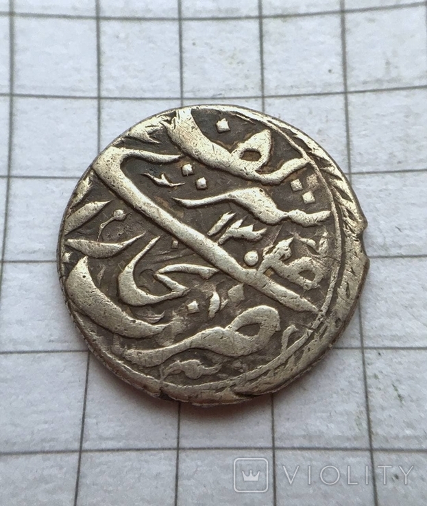 1 тенга Бухарское Ханство эмир АБД Аль-Ахад серебро 1886-1910, фото №2