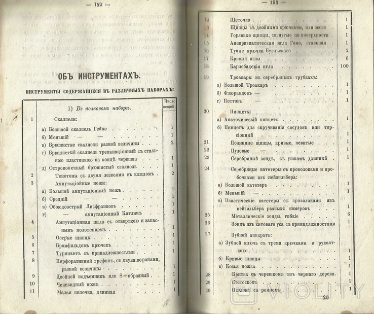 Руководство для фельдшерских школ 1876 Вильна Хирургия, Фармация Инструменты Рецептура, фото №4