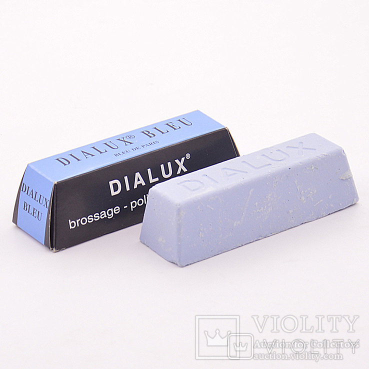 Паста полировальная DIALUX синяя 100 г,Для материалов:полирование всех металлов,пластмасс