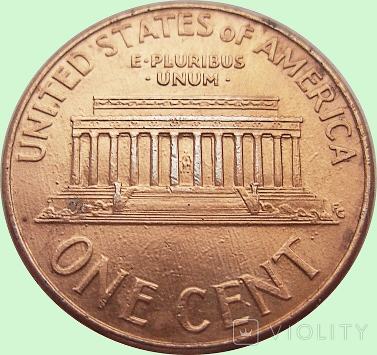 81.USA 1 cent, 2001. Lincoln Cent. Mondvor Mark: "D" - Denver, photo number 3