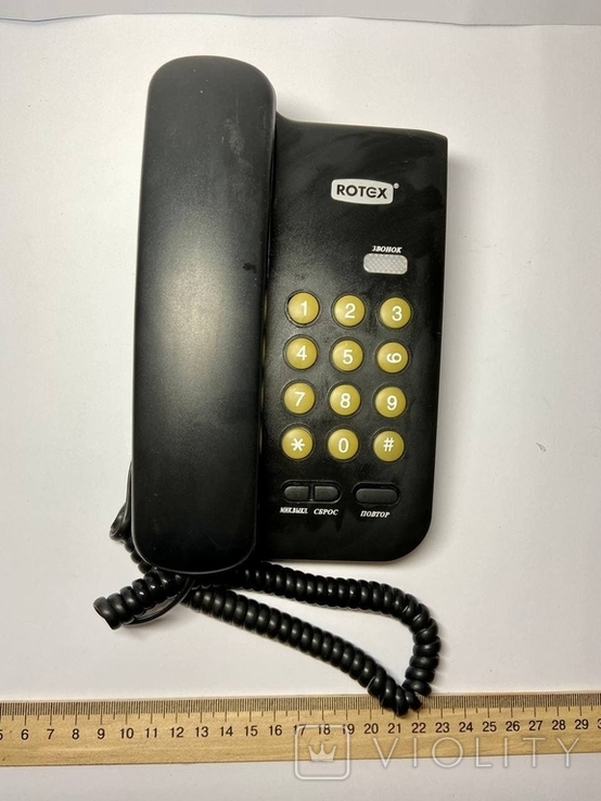 Телефон стационарный ROTEX RPC11-C-B, фото №4