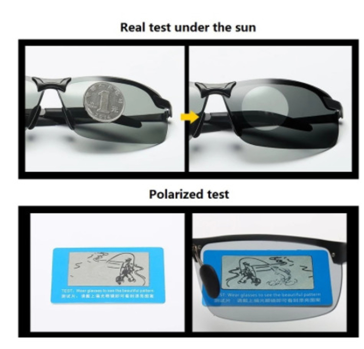 Фотохромные солнцезащитные очки поляризационные (для вождения)., photo number 3