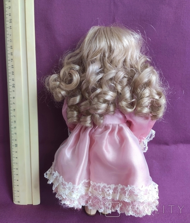 Лялька - 29 см. Голова, руки - фарфор., фото №6