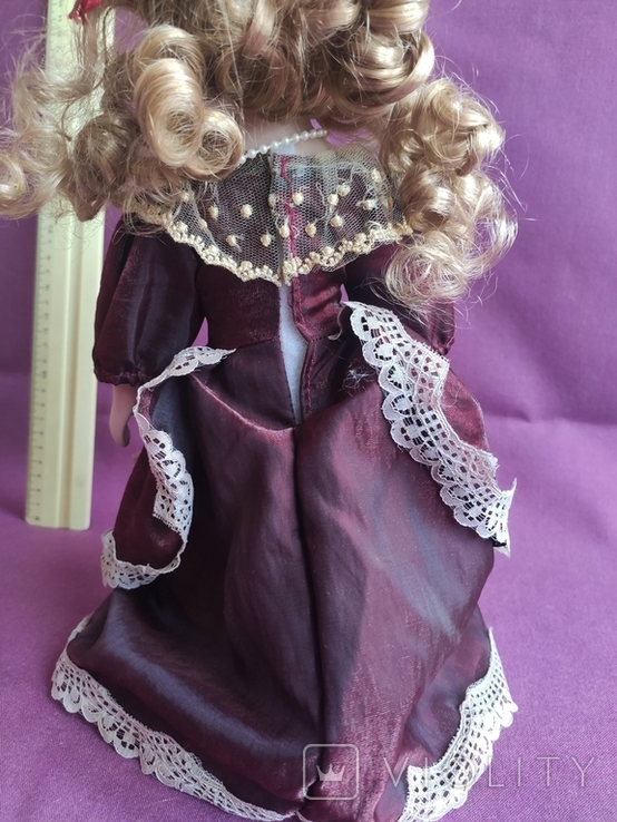 Лялька Маргарет 32 см. Голова, руки - фарфор., фото №9