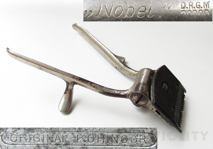 III REICH ручная машинка для стрижки Clipper клейма DRGM kohinoor., фото №2
