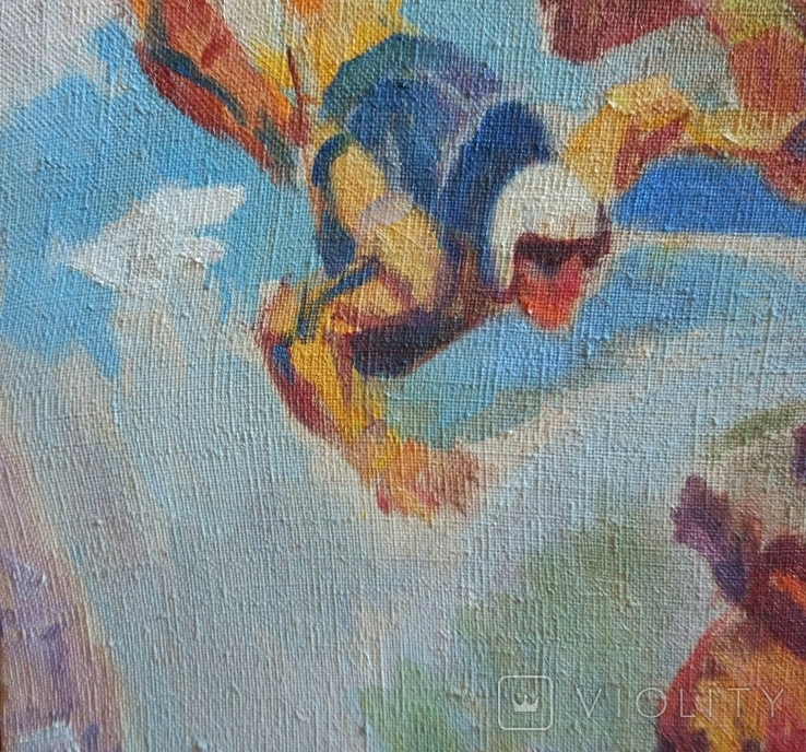 В.Книшевський "Над хмарами", п.о. 44*54см, 1980, фото №8
