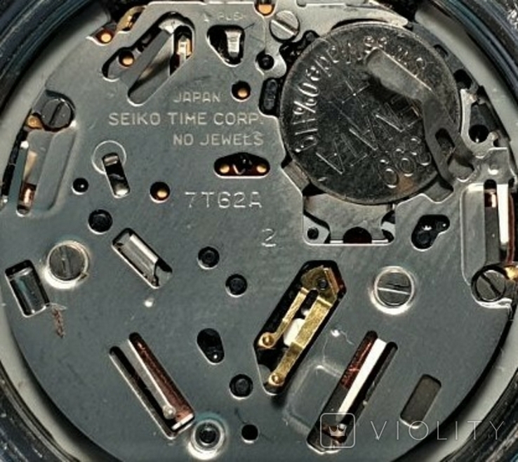 Мужские часы Seiko 7t62-0dp0 Sapphire , Alarm - Violity