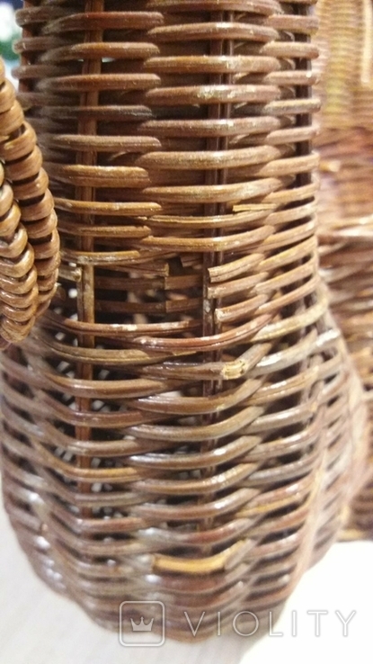 Плетеная пасхальная  утка-корзинка, фото №9