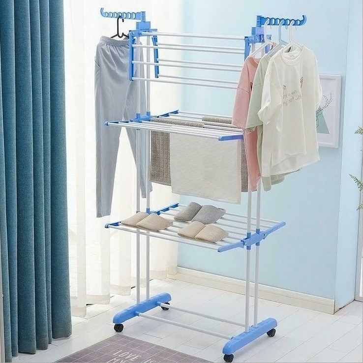 Сушилка для белья и одежды Three Layers Clothes Rack, фото №3