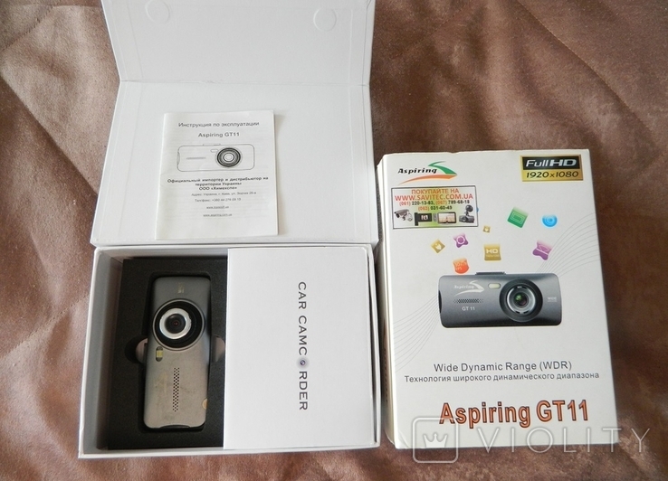 Видеорегистратор Aspiring GT11, Full HD, в родной упаковке, фото №3