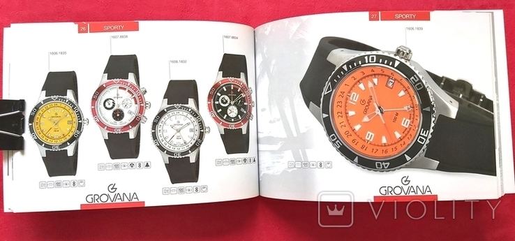 Швейцарские часы Grovana. Два каталога + буклет с информацией, фото №9