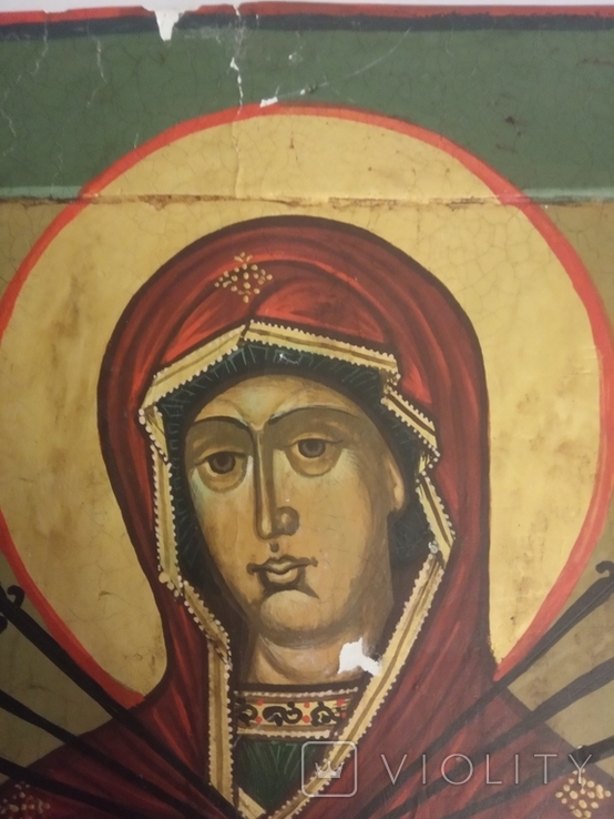 Икона Богородицы Семистрельная, фото №3