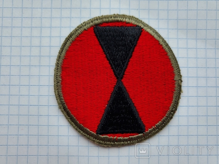 Патч 7й дивизии 7th division patch, фото №2