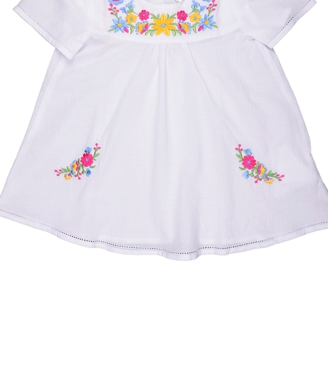 Сукня для дівчинки малючкова Веснянка (батист білий), фото №4