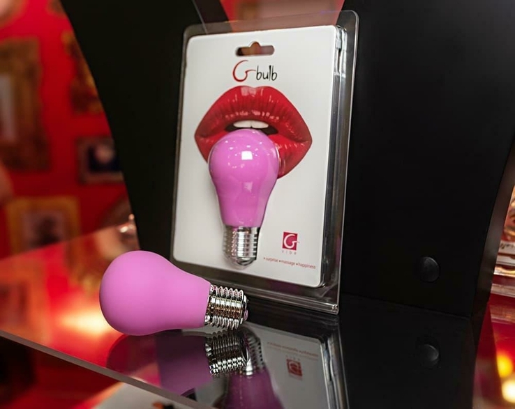 Gvibe Gbulb Cotton Candy - оригинальный вибромассажер для тела, 10.4х5.8 см (розовый), фото №5
