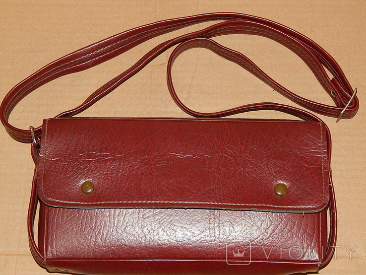Винтажная сумка СССР для переноски и хранения 6 кассет, фото №2