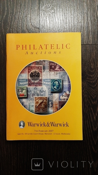 Прейскурант аукцион марок Warwick 7.2.2007г 816 лотов в фунтах 64с, фото №2