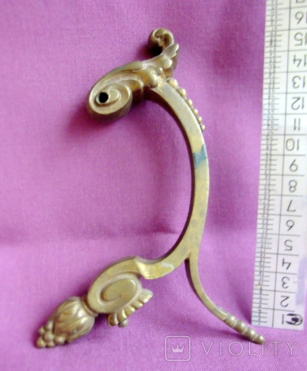 Detail - element of candelabra / lamp / hanger. Bronze XIX - early XX century.