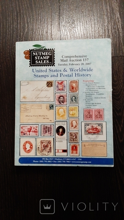Прейскурант аукцион марок Nutmeg stamp sales 20.2.2007г 8035 лотов 304с, фото №2