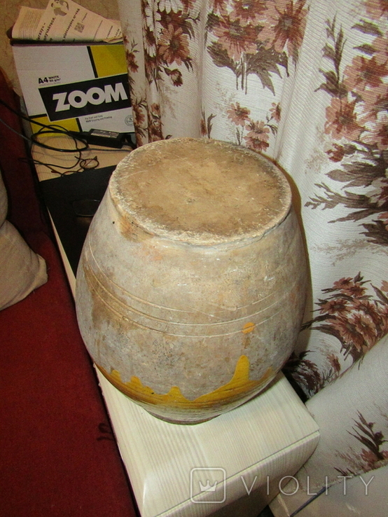 Старинная керамическая ваза Гуцульщина, фото №6