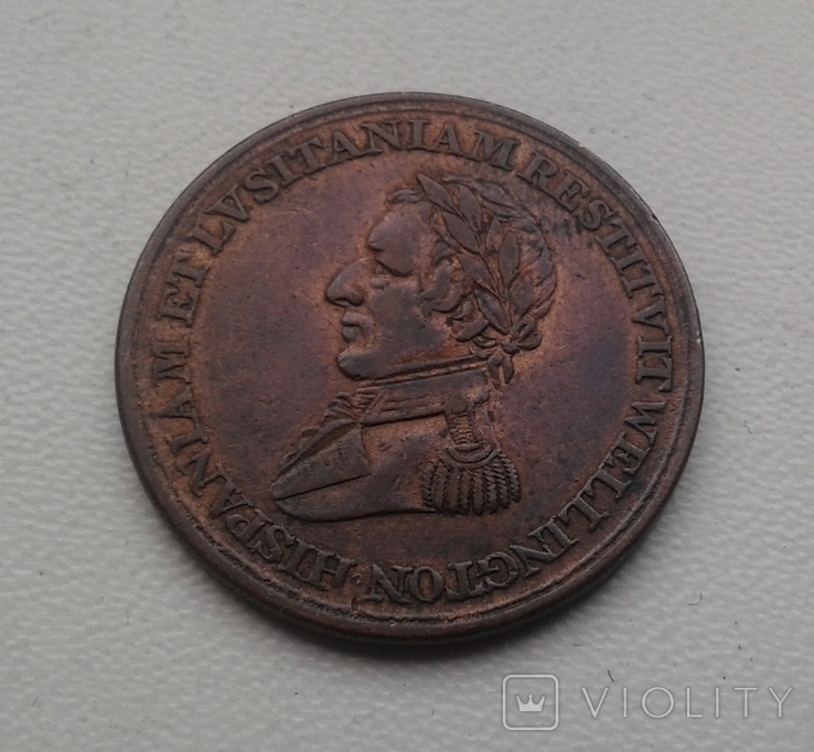 Памятная медаль. 22 июля 1812 г. Герцог Веллингтон., фото №2