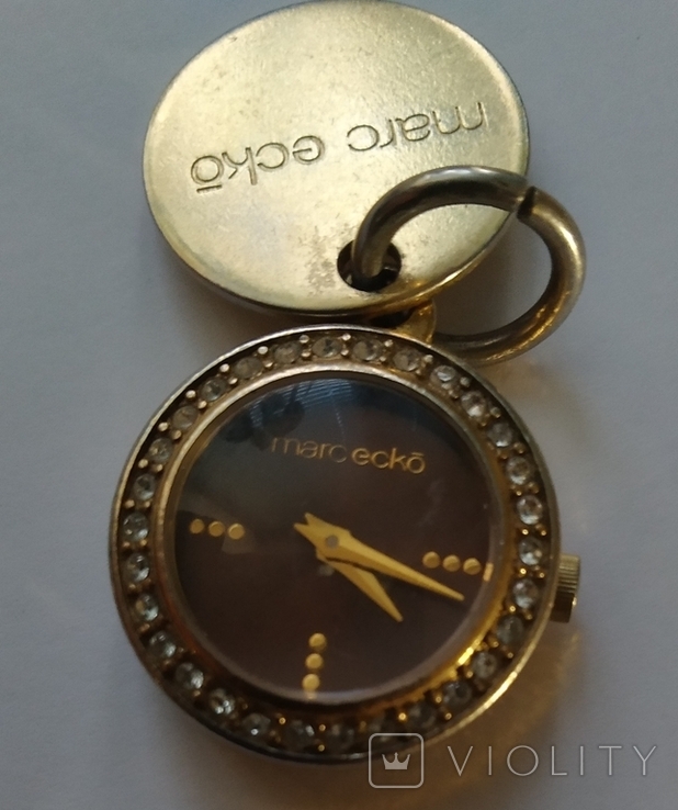 № 2702 Редкие часы - медальон marc ecko Япония Идут точно