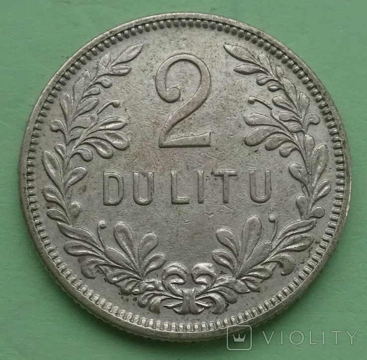 2 лита, 1925г, Литва., фото №2