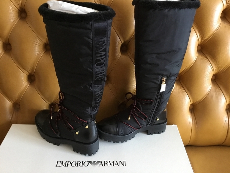 Новые сапоги на меху Emporio Armani, оригинал, р.36, numer zdjęcia 2